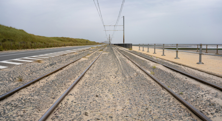 Belgien Kusttram Gleise