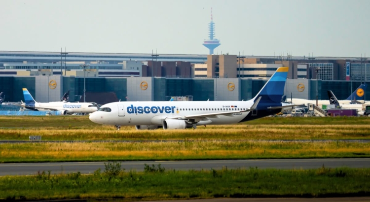Discover Airlines Frankfurt Foto Discover Airlines