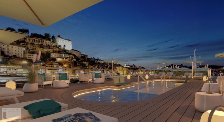 AMADEUS Douro Pool Sun Deck Foto Lueftner Cruises