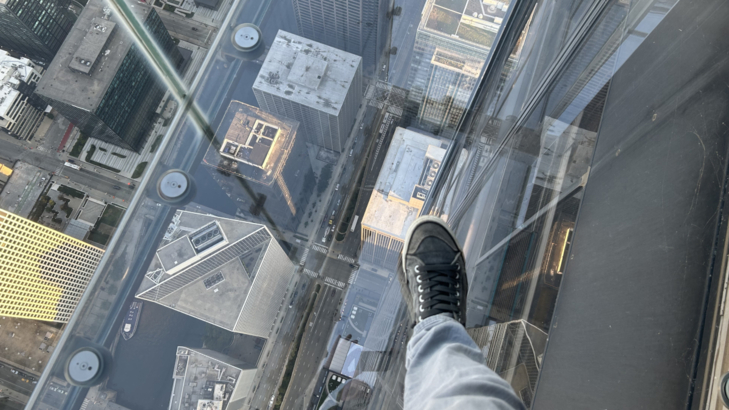 Chicago Willis Tower Aussichtsplattform